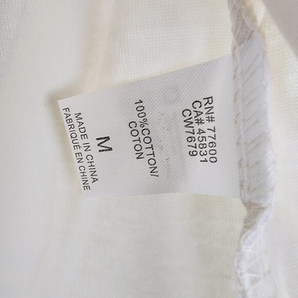 Chaser NWT Vida Amorosa Graphic Baby Tee Cropped Cotton Lettuce Edge Y2K - Picture 8 of 9